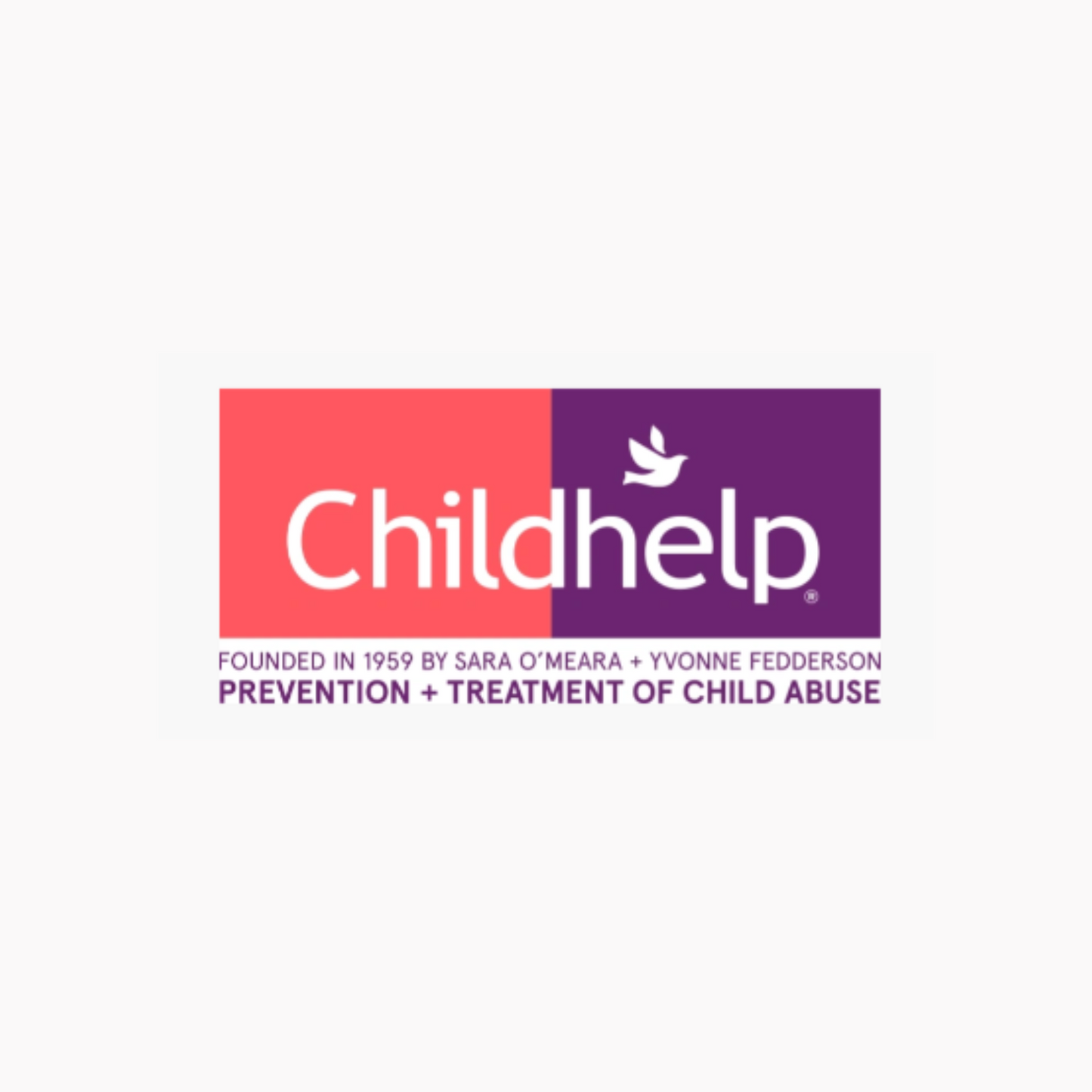 logo for the organization "child help"